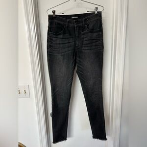 Perfect Curves Legging High Rise Jean, Frayed Hem